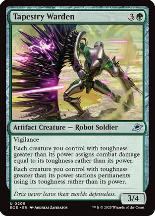 {@@ EOE C} Tapestry Warden [Edge of Eternities][EOE 209]