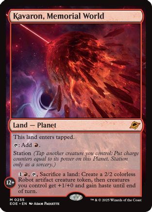 {@R} Kavaron, Memorial World [Edge of Eternities][EOE 255]