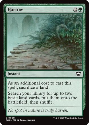 {C} Harrow [Edge of Eternities Commander][EOC 098]