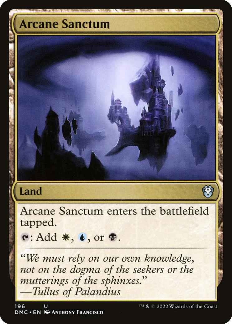 {C} Arcane Sanctum [Dominaria United Commander][DMC 196]