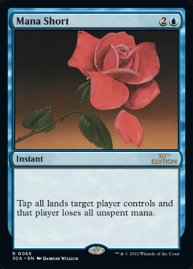 {R} Mana Short [30th Anniversary Edition][30A 065]