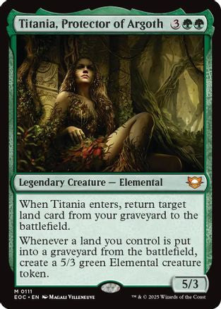 {R} Titania, Protector of Argoth [Edge of Eternities Commander][EOC 111]