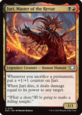 {C} Juri, Master of the Revue [Edge of Eternities Commander][EOC 119]