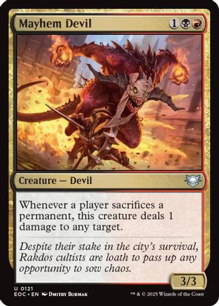{C} Mayhem Devil [Edge of Eternities Commander][EOC 121]
