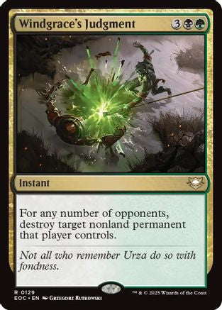 {R} Windgrace's Judgment [Edge of Eternities Commander][EOC 129]