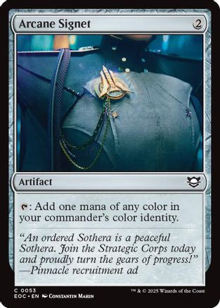 {C} Arcane Signet [Edge of Eternities Commander][EOC 053]