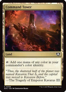 {C} Command Tower [Edge of Eternities Commander][EOC 059]