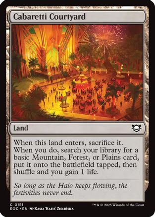{C} Cabaretti Courtyard [Edge of Eternities Commander][EOC 151]