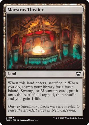 {C} Maestros Theater [Edge of Eternities Commander][EOC 167]