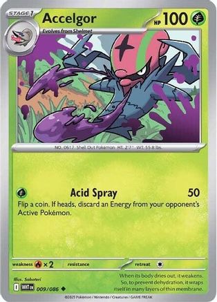 [PKM] Accelgor (009/086) [Scarlet & Violet: White Flare]