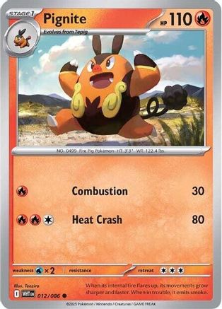 [PKM] Pignite (012/086) [Scarlet & Violet: White Flare]