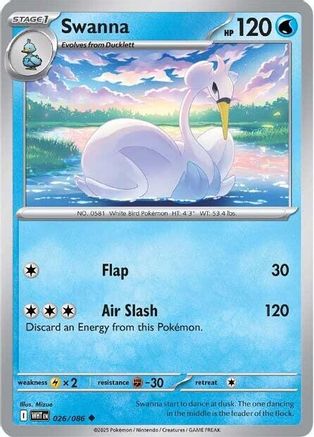 [PKM] Swanna (026/086) [Scarlet & Violet: White Flare]