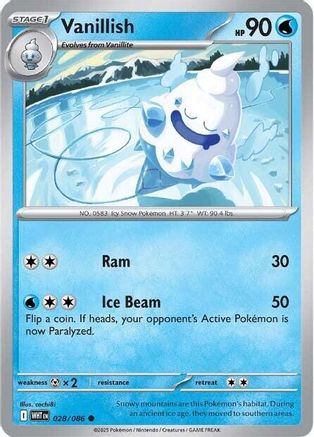 [PKM] Vanillish (028/086) [Scarlet & Violet: White Flare]