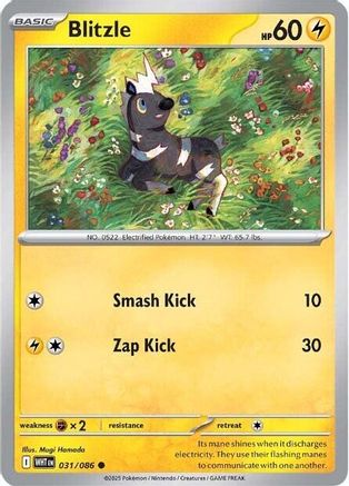 [PKM] Blitzle (031/086) [Scarlet & Violet: White Flare]