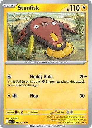 [PKM] Stunfisk (035/086) [Scarlet & Violet: White Flare]