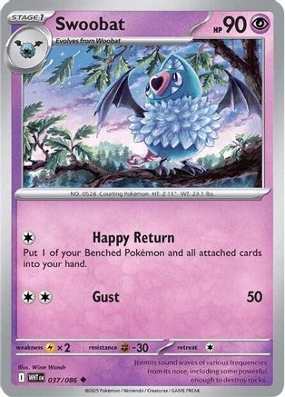 [PKM] Swoobat (037/086) [Scarlet & Violet: White Flare]
