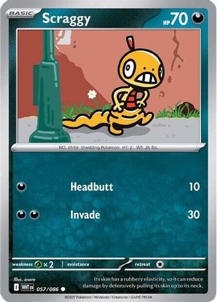 [PKM] Scraggy (057/086) [Scarlet & Violet: White Flare]