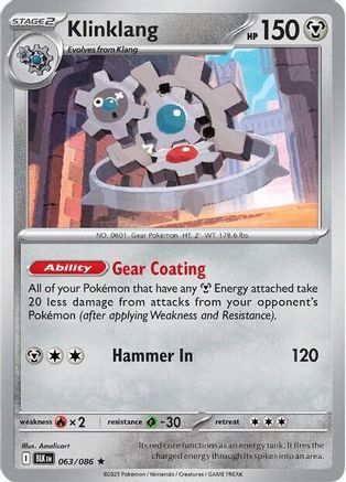 [PKM] Klinklang (063/086) [Scarlet & Violet: Black Bolt]