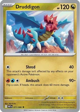 [PKM] Druddigon (071/086) [Scarlet & Violet: White Flare]