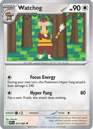 [PKM] Watchog (073/086) [Scarlet & Violet: White Flare]