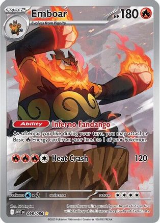 [PKM] Emboar (098/086) [Scarlet & Violet: White Flare]