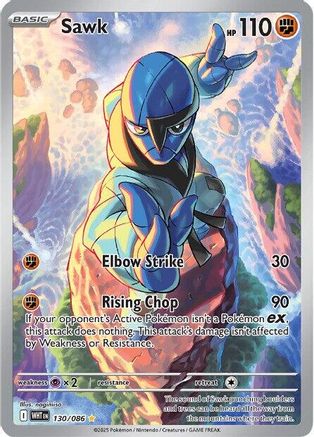 [PKM] Sawk (130/086) [Scarlet & Violet: White Flare]