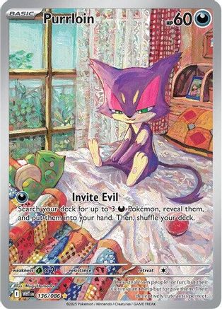 [PKM] Purrloin (136/086) [Scarlet & Violet: White Flare]