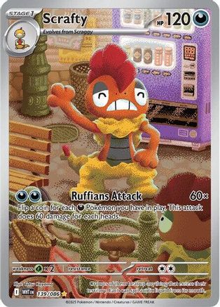 [PKM] Scrafty (139/086) [Scarlet & Violet: White Flare]