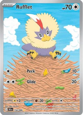 [PKM] Rufflet (154/086) [Scarlet & Violet: Black Bolt]