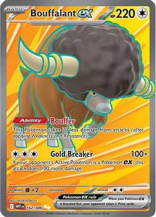 [PKM] Bouffalant ex (162/086) [Scarlet & Violet: White Flare]