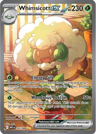 [PKM] Whimsicott ex (165/086) [Scarlet & Violet: White Flare]