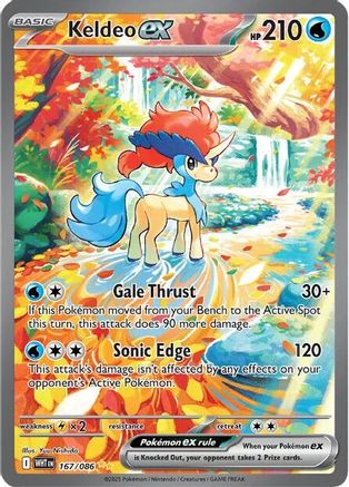 [PKM] Keldeo ex (167/086) [Scarlet & Violet: White Flare]