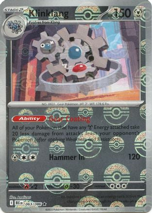 [PKM] Klinklang (063/086) (Poke Ball Pattern) [Scarlet & Violet: Black Bolt]