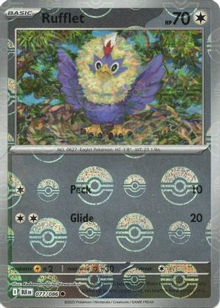 [PKM] Rufflet (077/086) (Poke Ball Pattern) [Scarlet & Violet: Black Bolt]