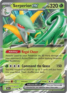 [PKM] Serperior ex (003/086) [Scarlet & Violet: Black Bolt]