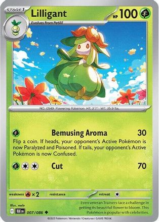 [PKM] Lilligant (007/086) [Scarlet & Violet: Black Bolt]