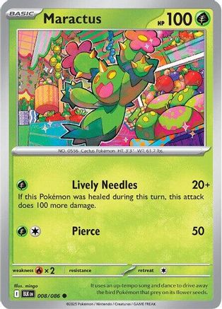 [PKM] Maractus (008/086) [Scarlet & Violet: Black Bolt]