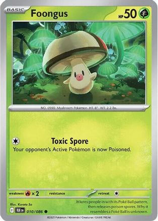 [PKM] Foongus (010/086) [Scarlet & Violet: Black Bolt]