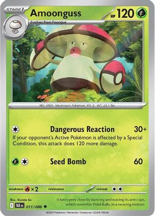[PKM] Amoonguss (011/086) [Scarlet & Violet: Black Bolt]