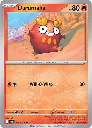 [PKM] Darumaka (013/086) [Scarlet & Violet: Black Bolt]