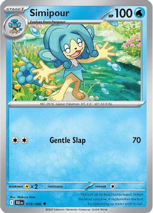 [PKM] Simipour (018/086) [Scarlet & Violet: Black Bolt]