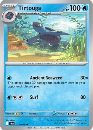[PKM] Tirtouga (022/086) [Scarlet & Violet: Black Bolt]