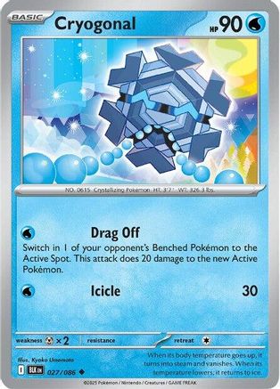 [PKM] Cryogonal (027/086) [Scarlet & Violet: Black Bolt]