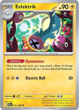 [PKM] Eelektrik (031/086) [Scarlet & Violet: Black Bolt]