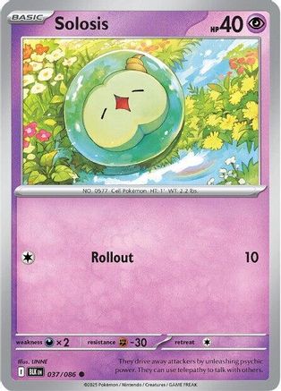 [PKM] Solosis (037/086) [Scarlet & Violet: Black Bolt]