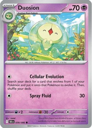 [PKM] Duosion (038/086) [Scarlet & Violet: Black Bolt]