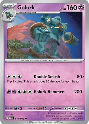[PKM] Golurk (043/086) [Scarlet & Violet: Black Bolt]