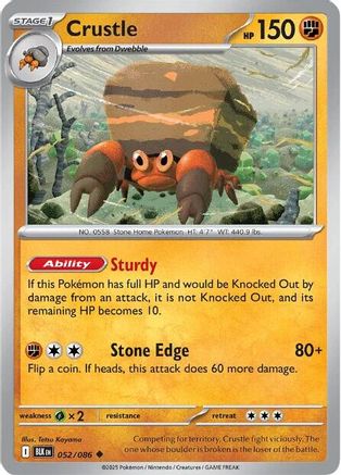 [PKM] Crustle (052/086) [Scarlet & Violet: Black Bolt]