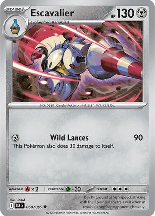 [PKM] Escavalier (060/086) [Scarlet & Violet: Black Bolt]