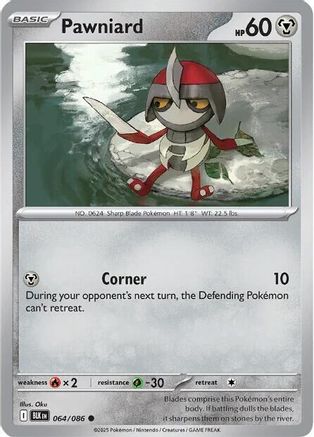 [PKM] Pawniard (064/086) [Scarlet & Violet: Black Bolt]